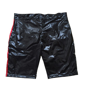 PVC Zipper Punk Shorts