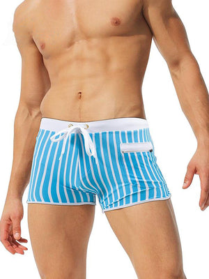 Pin Stripe Swim Shorts