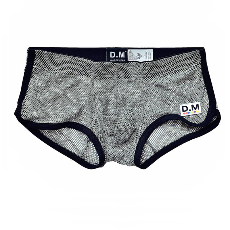 D.M Fishnet Brief Shorts