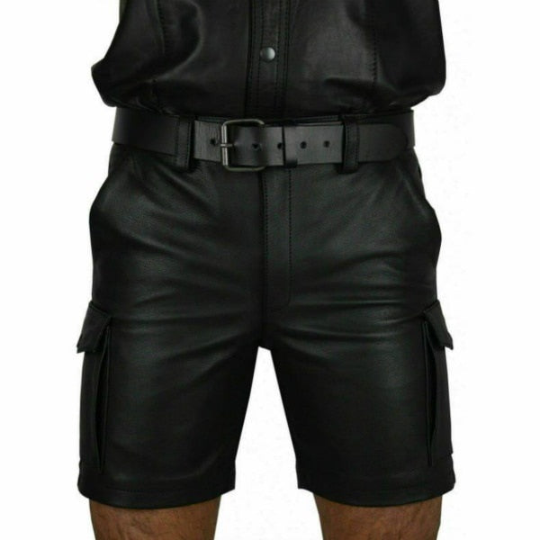 Motorcycle Leather Shorts, Shop Online