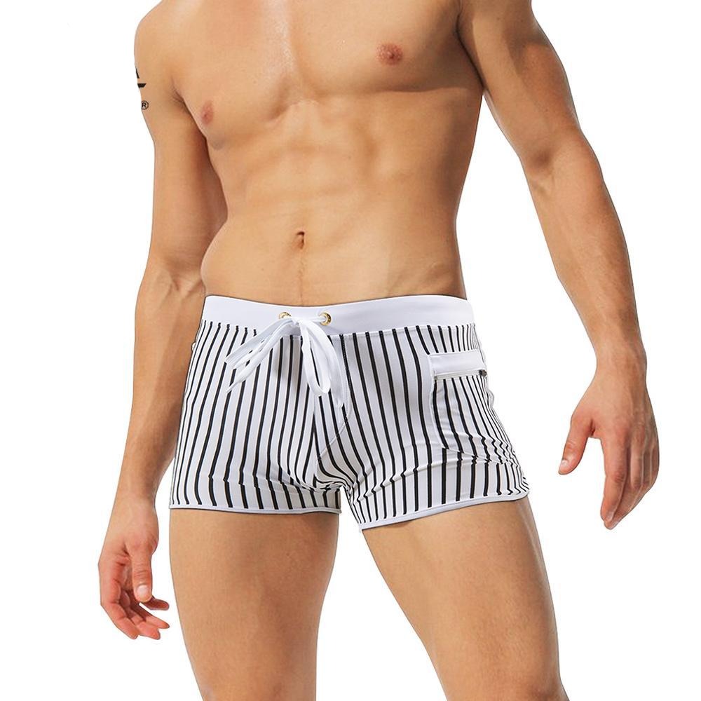 Pin Stripe Swim Shorts