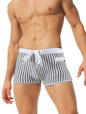 Pin Stripe Swim Shorts