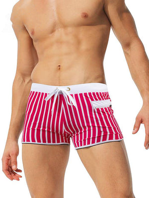 Pin Stripe Swim Shorts