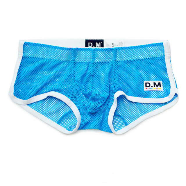 D.M Fishnet Brief Shorts